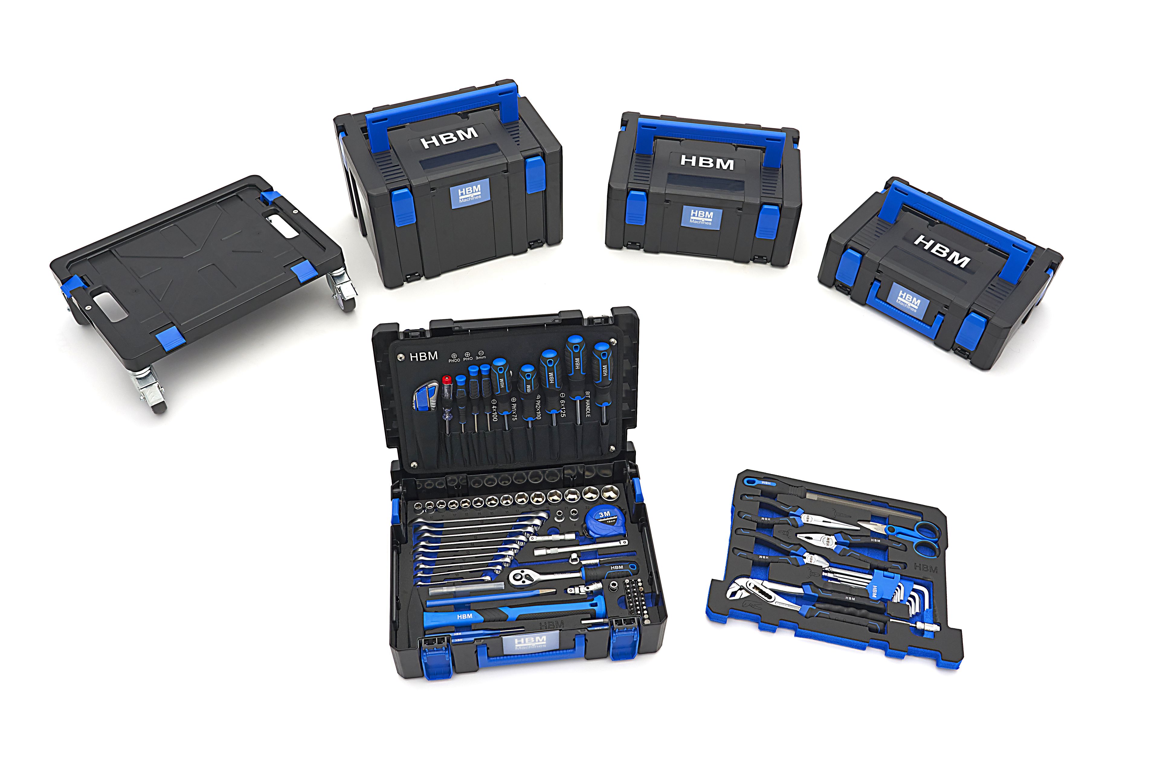 SIXTOL Home 110-piece in a tool case, 4 kg set in an aluminum case
