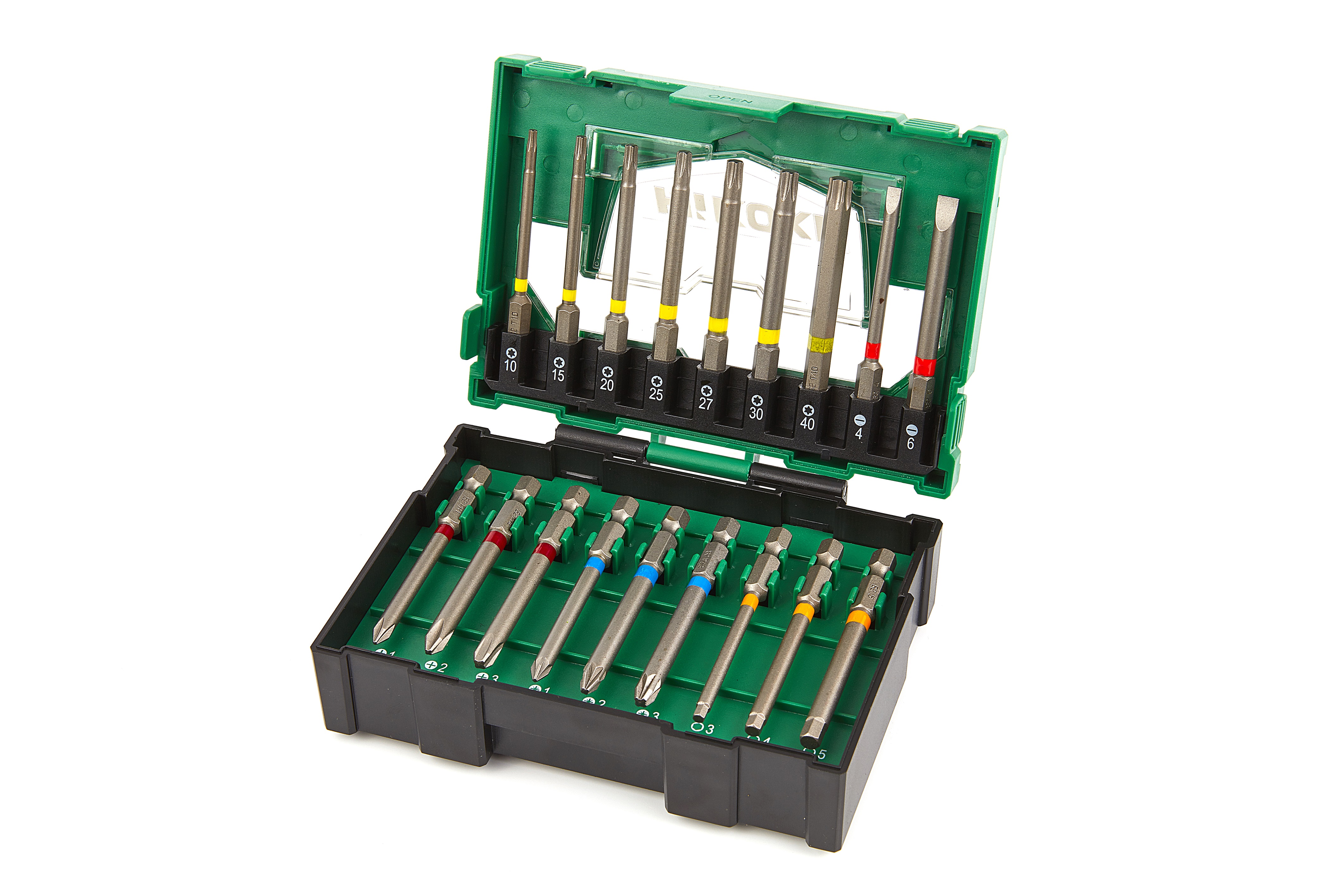 HiKOKI 18 Delige Bitset in mini systainer  | HBM Machines