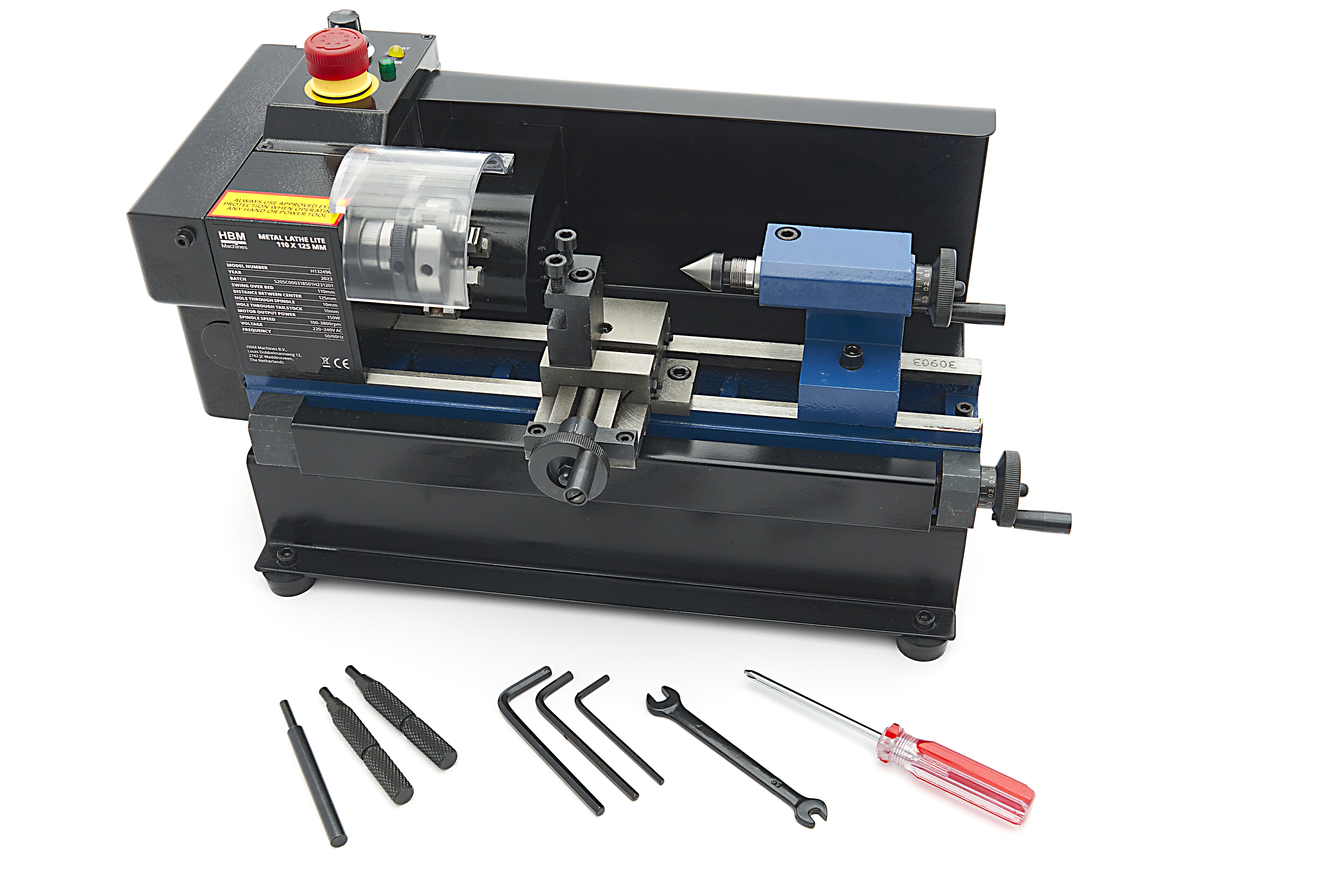 T-scheiding afgesneden houder met mes voor draaibank werktuigmachines ((Blade 1/8x 3/4 x 6 (1/2 schacht