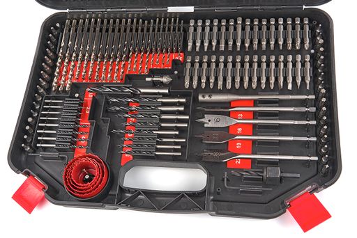 EnerTwist 246-teiliges Bohrer- Und Schraubendreher-Set In Tragetasche - Für Holz, Metall, Zement