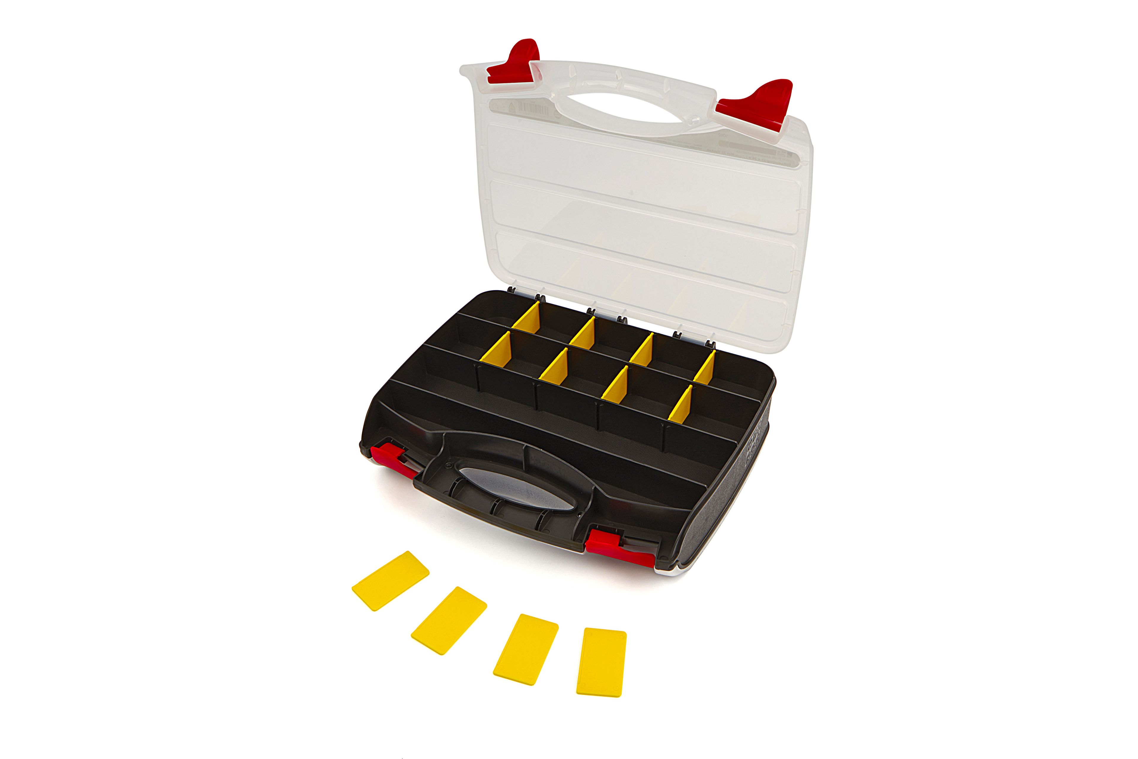 HBM Profi Assortimentsdoos Dubbelzijdig 32 x 26 x 8 cm Met 30 Vakken