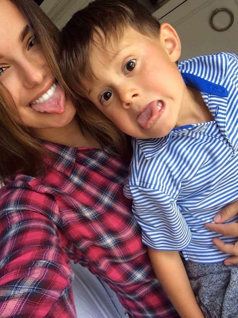 Au Pair with host kid