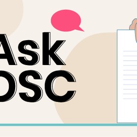 ASK DSC: Illustration of a hand holding a document
