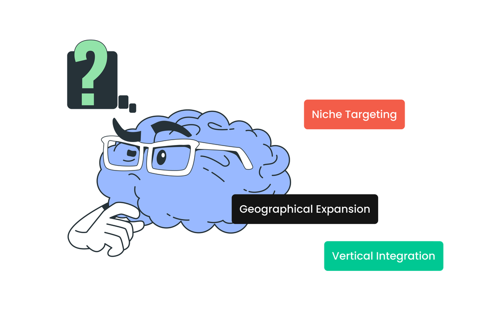 Niche Targeting Geographical Expansion Vertical Integration