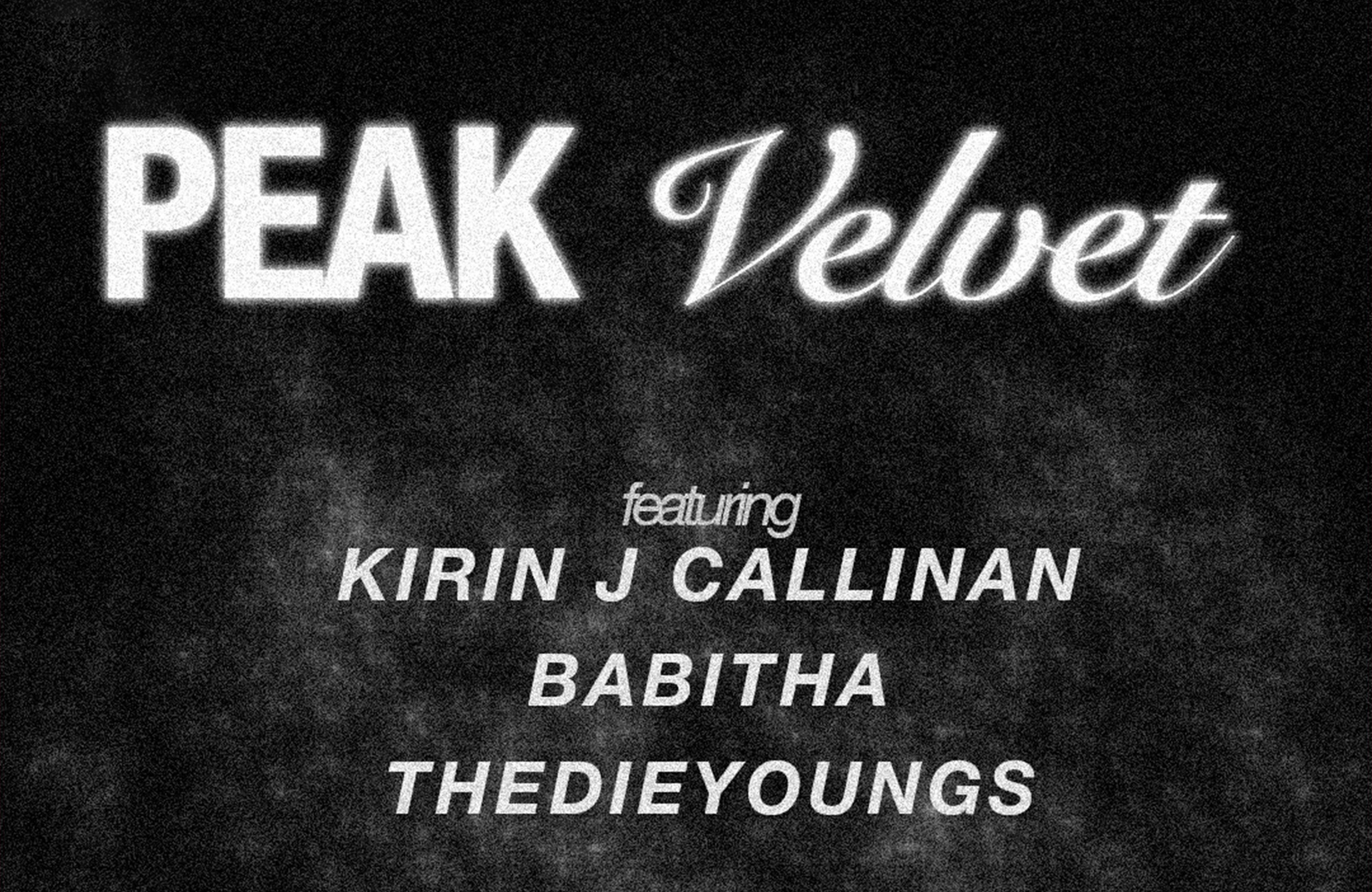 Golden Age and Tony Buchen present PEAK VELVET