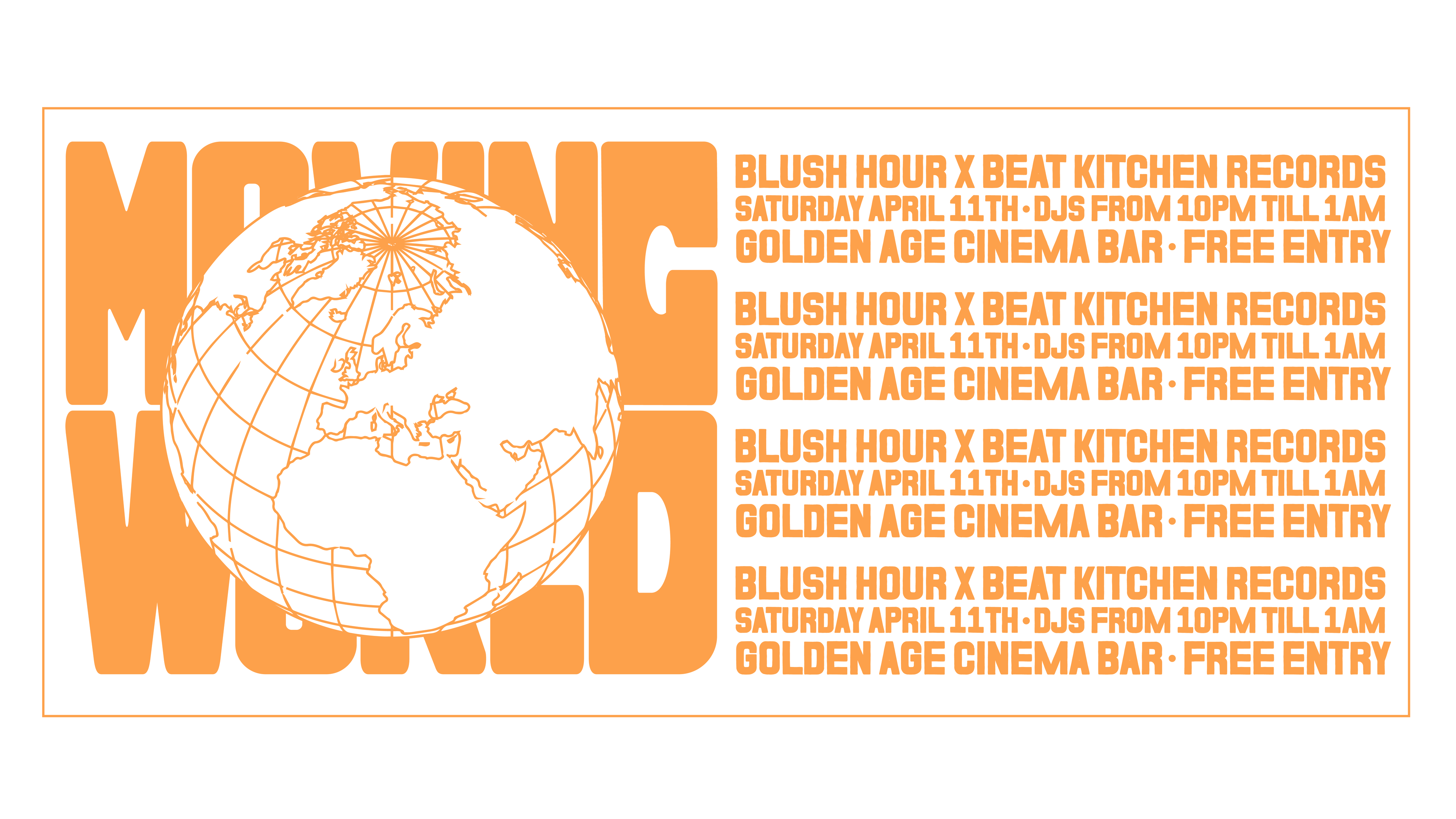 Blush Hour X Beat Kitchen Records: Moving World