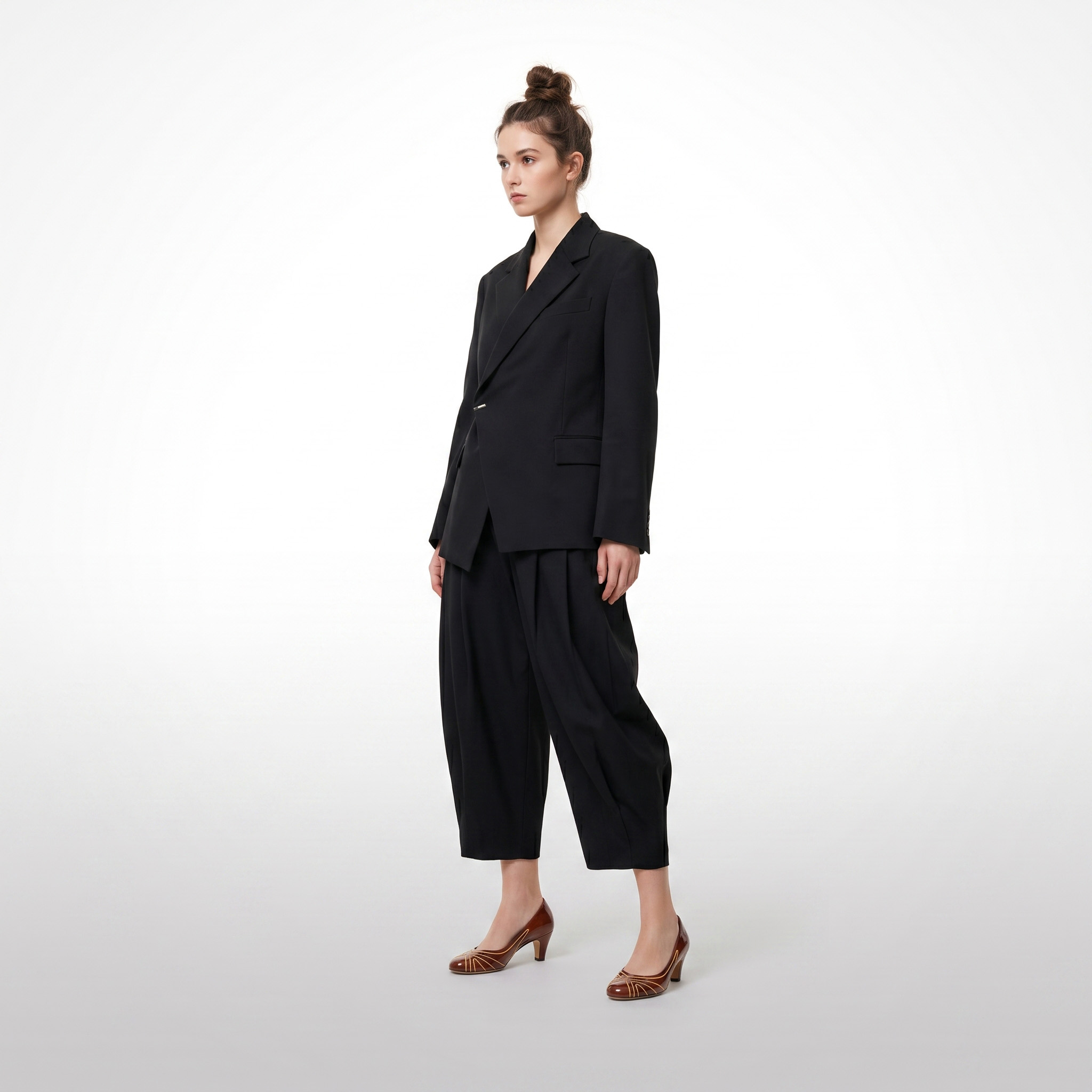 Anicette - Cuir verni caramel