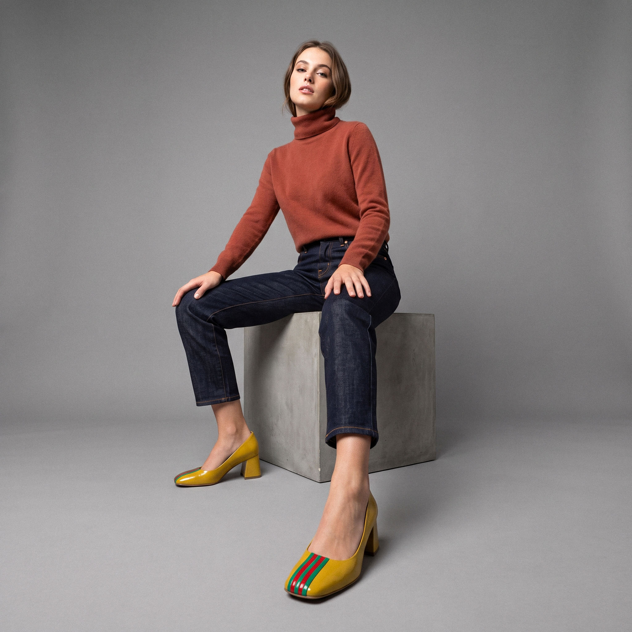 Jamaica - Cuir verni jaune