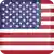 United States flag square