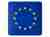 Euro flag square