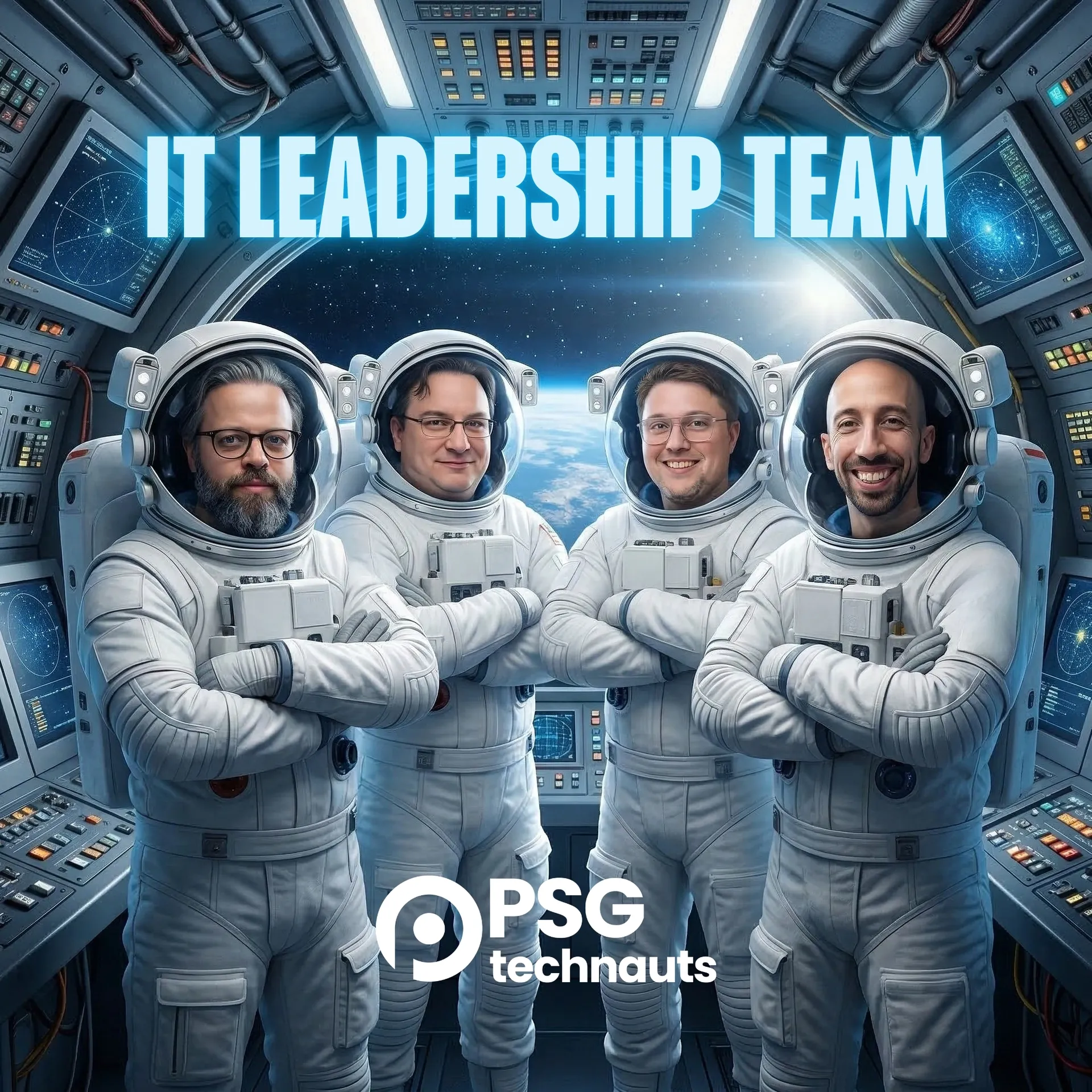 Team van Elmar, Michel, Jasper en Peter.