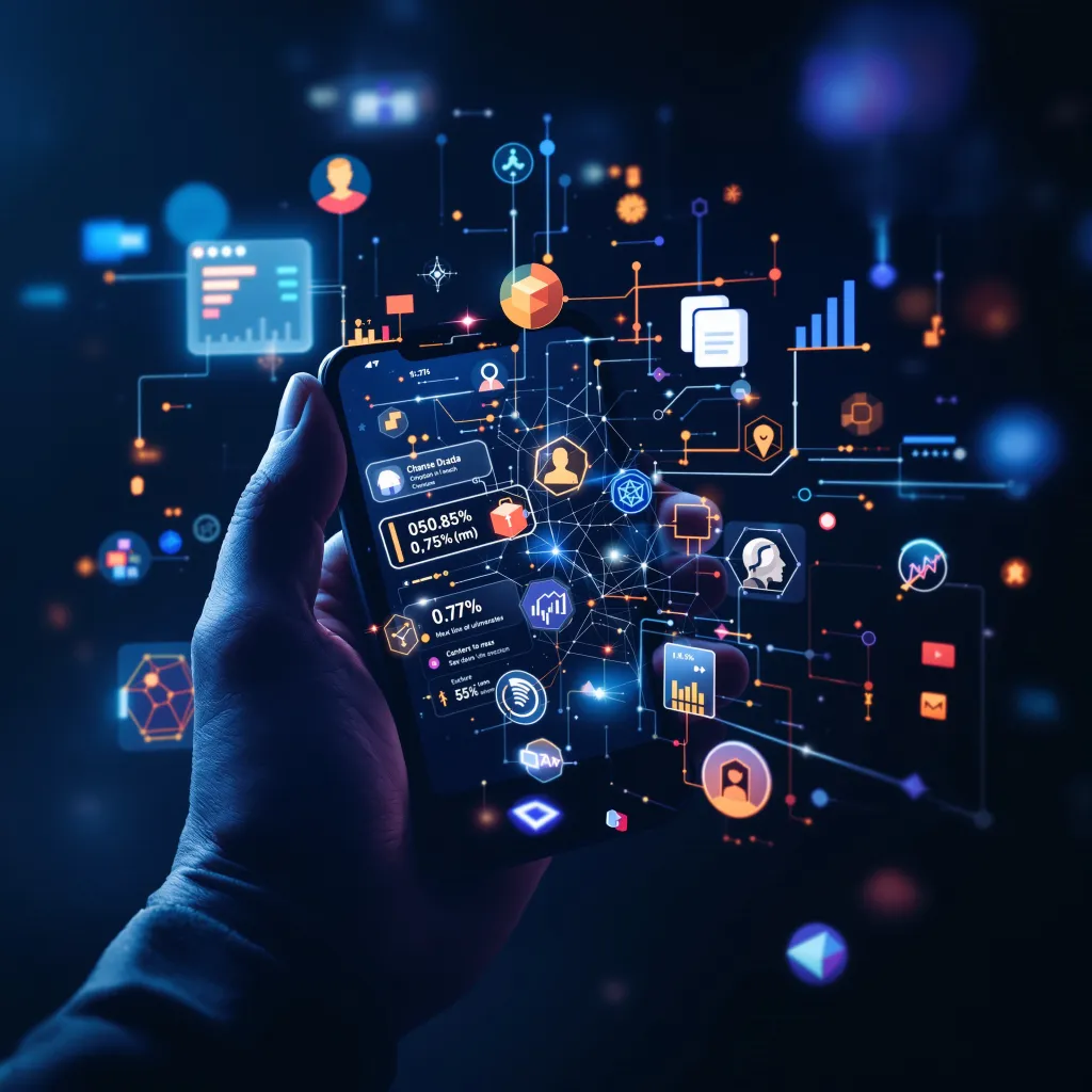 gegevens delen via een telefoon