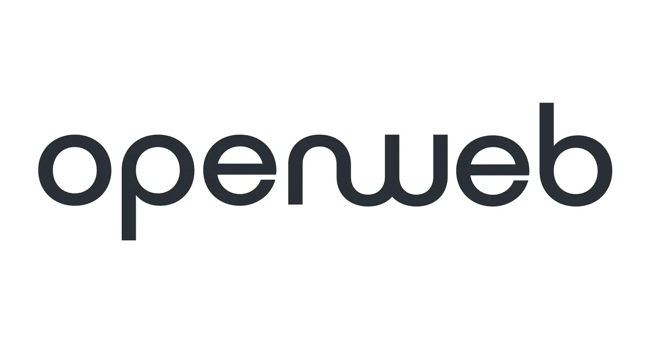 openweb logo op een witte achtergrond