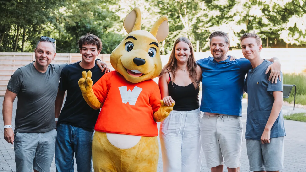 Colleagues in Walibi family day.