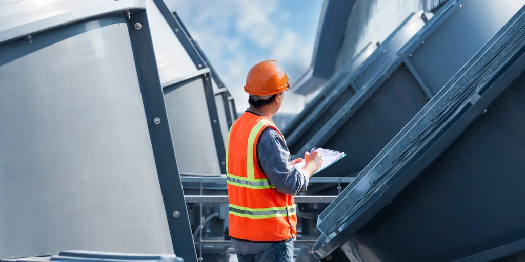 Engineer working stock photo.