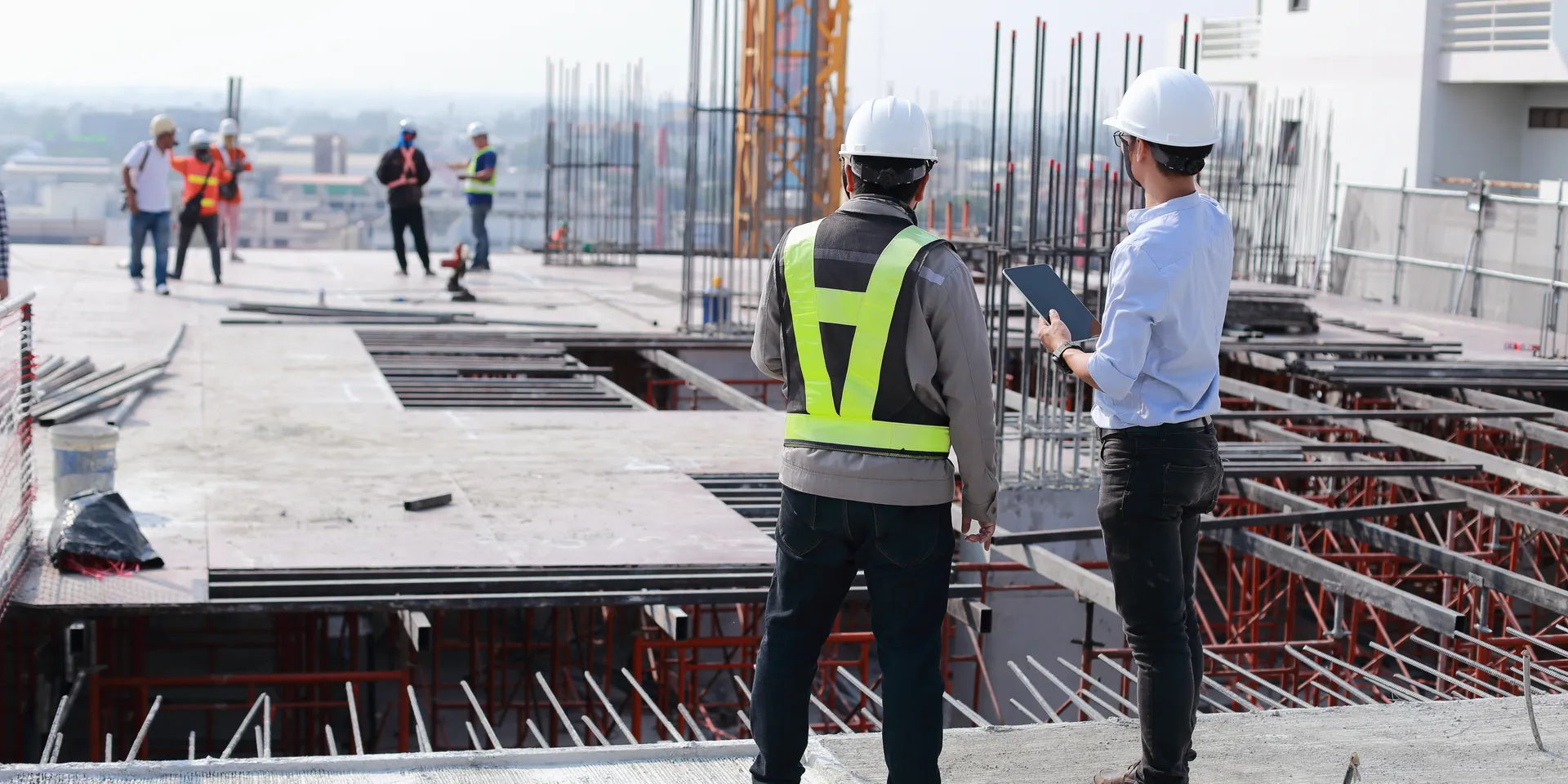 Engineer working stock photo.