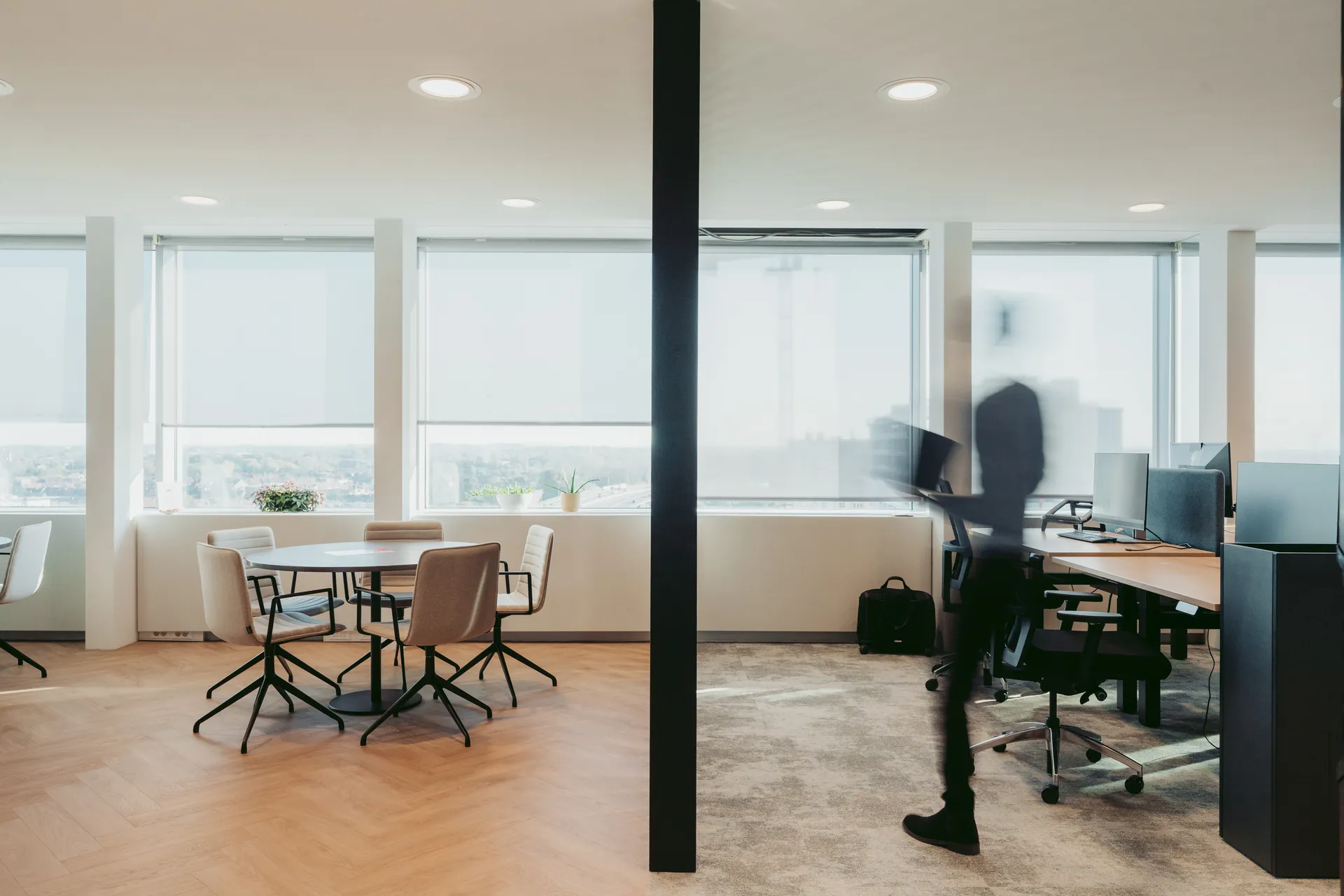 Moving shot of our office based in Ghent.