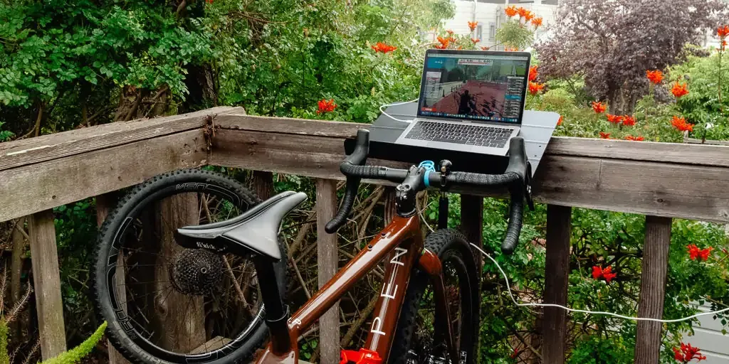 bicicletta in terrazzo