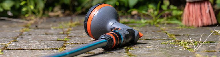 Mijn pomp levert niet genoeg druk met een Gardena koppeling