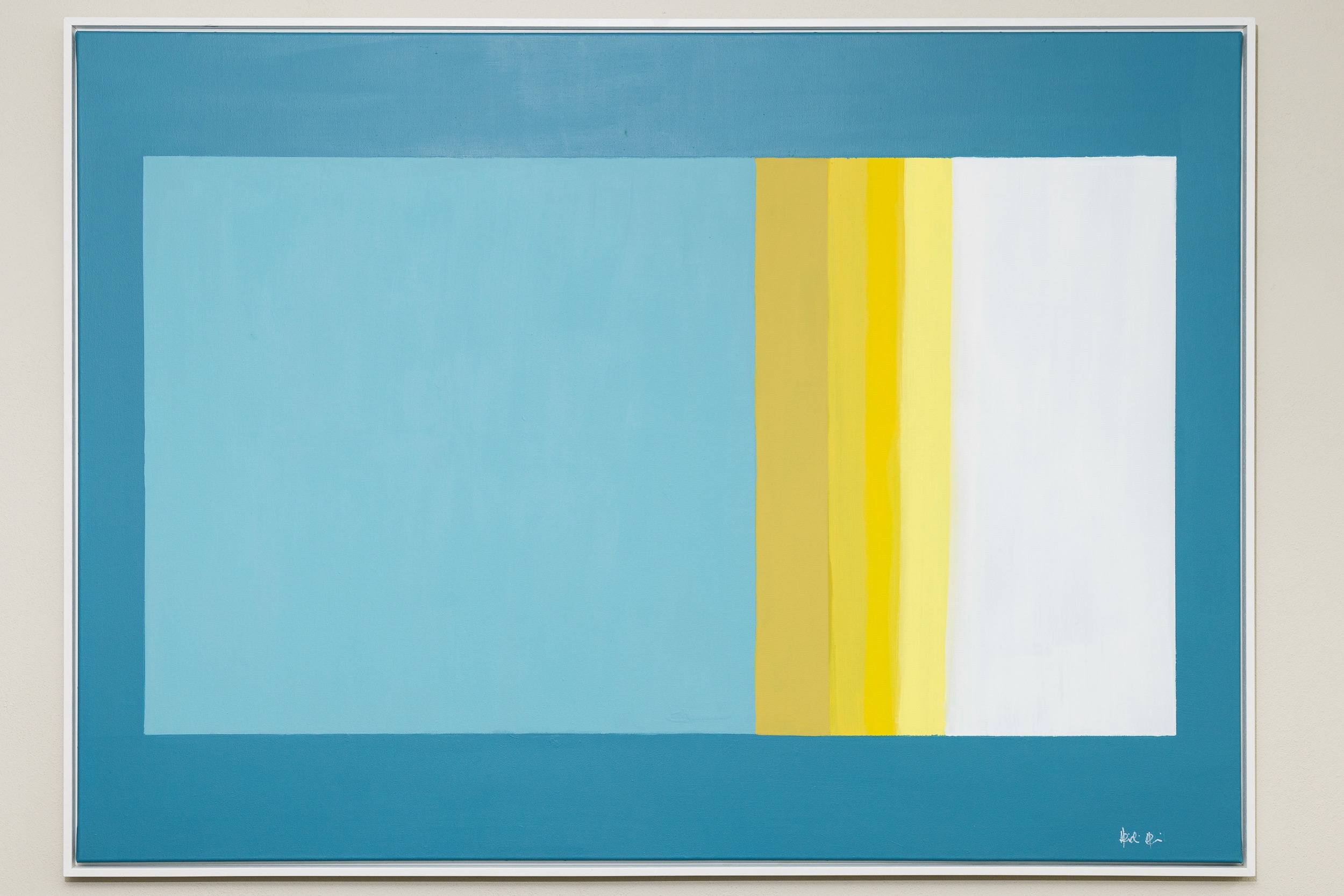 Handgemalte Farbkunst gemalt mit Acryl-Künstlerfarbe