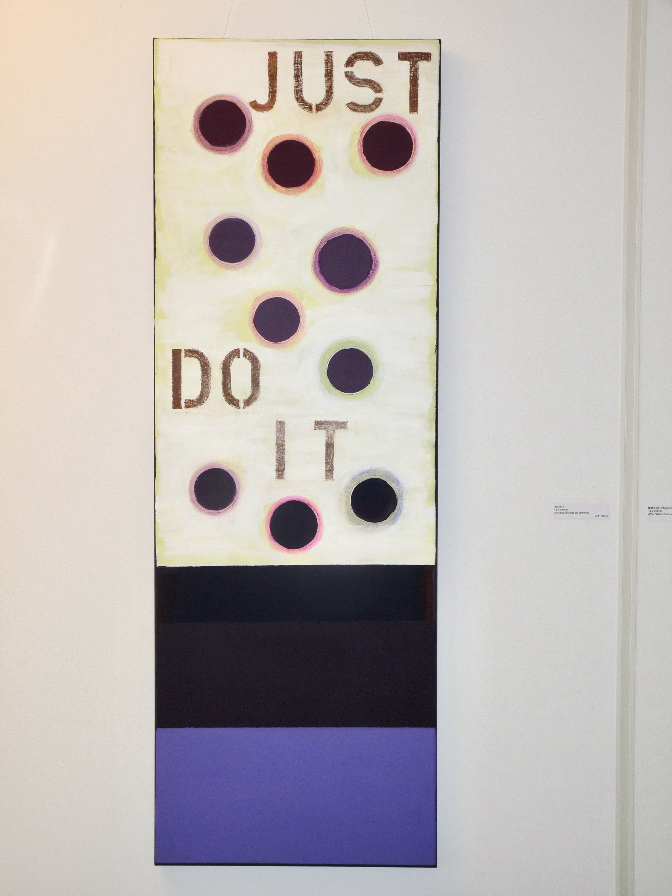 Gemälde Ausstellung in Gesundheitspraxis