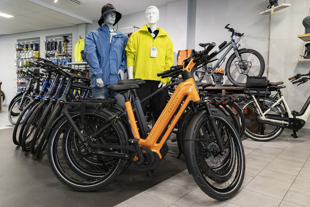 Bike Totaal Van Korven fietsen in de winkel