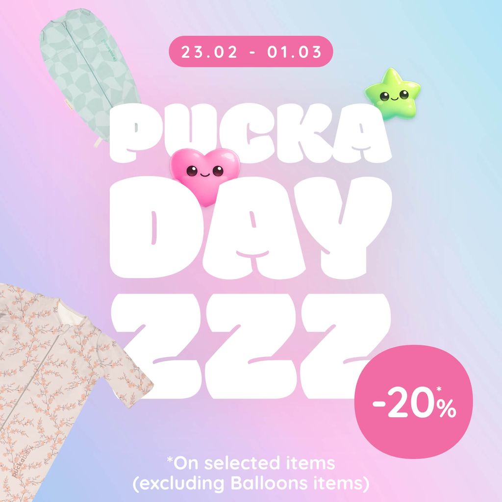 23.02 - 01.03 Puckadayzzz -20% on seleted items (exluding Balloons items)