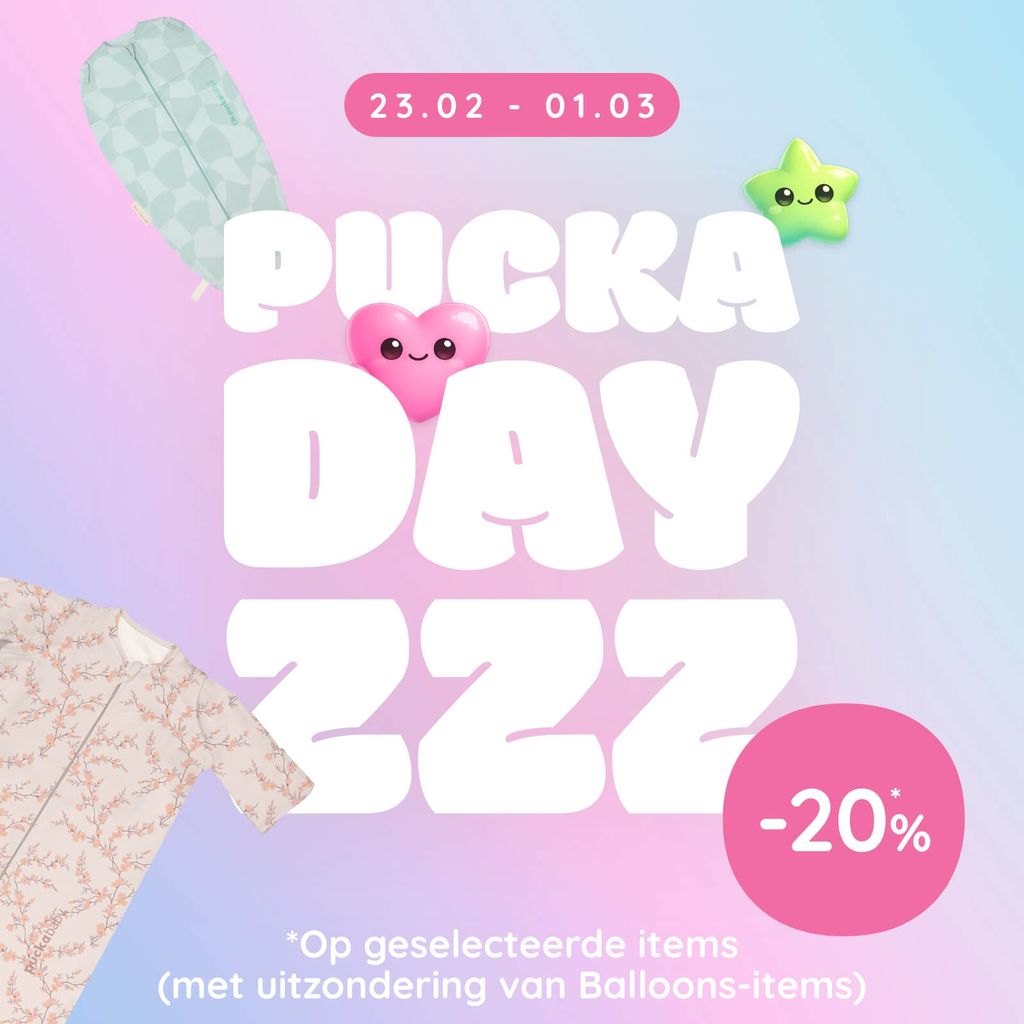 Puckadayzzz - 20% of geseleteerde items (met uitzondering van Balloons-items) 23.02 - 01.03