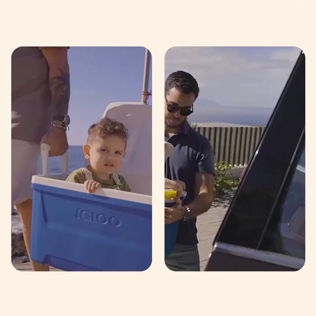 2 baby's in a cool box