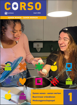 Voorkant van de Corso van maart 2024: samen wonen samen werken