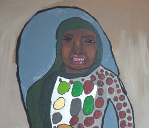 Een schilderij van Sifan Hassan