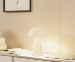 Lampada da tavolo ricaricabile Nevijo LED di Lindby