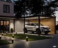 Éclairage de carport
