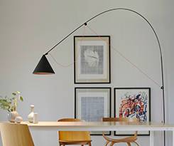 Lampes sur fils, barres et câbles