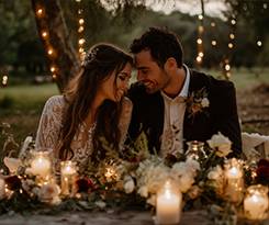 Éclairage pour le mariage