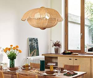 Geflochtene Lampen