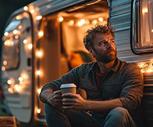 Asuntovaunun valaistus