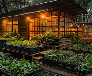 Gartenhausbeleuchtung