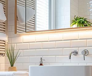 Ljusdesign för badrum