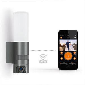 Aplique LED para exterior con sensor CAM light
