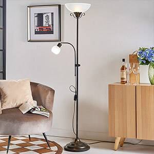 Stilig taklampe for hyggelige lesestunder