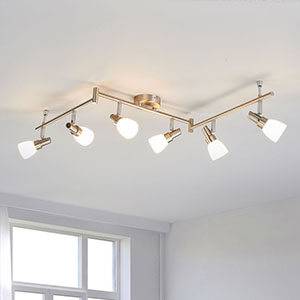 LED-taklampe 6 lyskilder