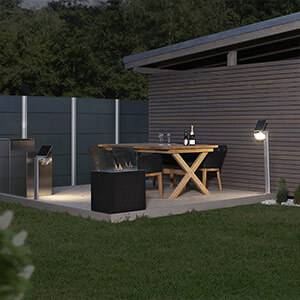 Solarleuchten mit Bewegungsmelder