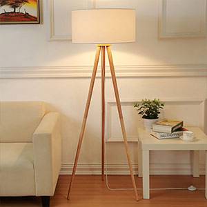 Tripod fabric floor lamp Charlia