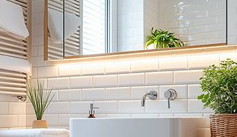 Valaistuksen suunnittelu kylpyhuoneeseen