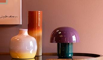 Lamps with a glossy finish