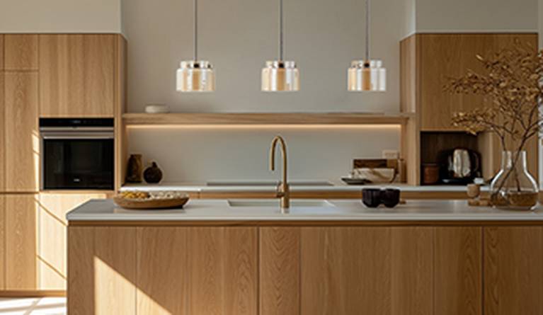 Concept d'éclairage pour la cuisine