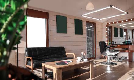 Waiting area lighting