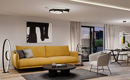 Valaistusteho suuriin huoneisiin