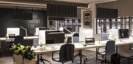 Kontor, hjemmekontor og konferanserom